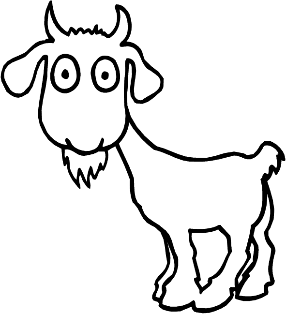 g for goat coloring pages - photo #15