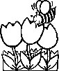 Africanized bee coloring page