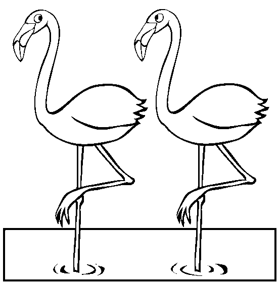 free printable flamingo coloring pages